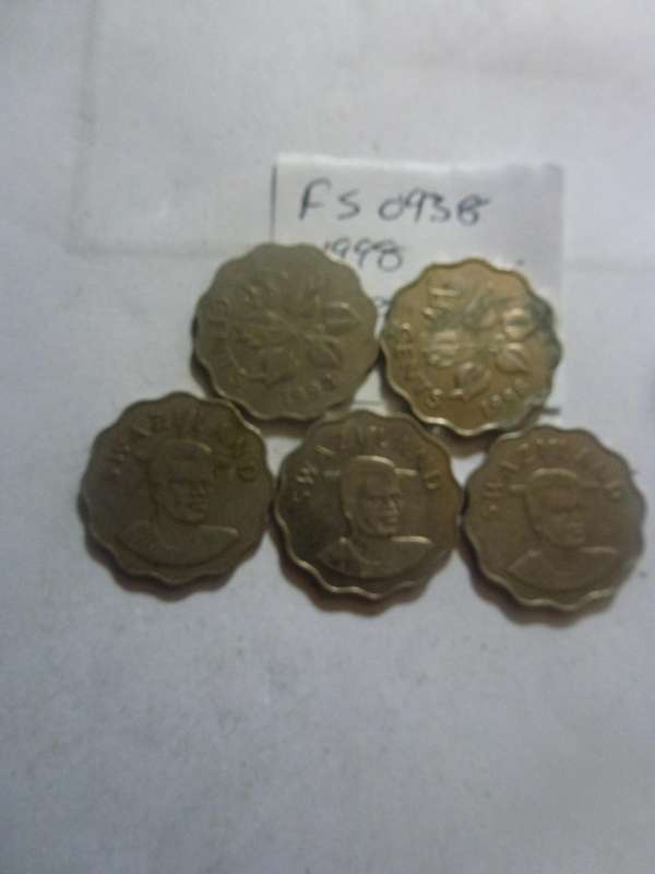 1998 Swaziland 5 cent