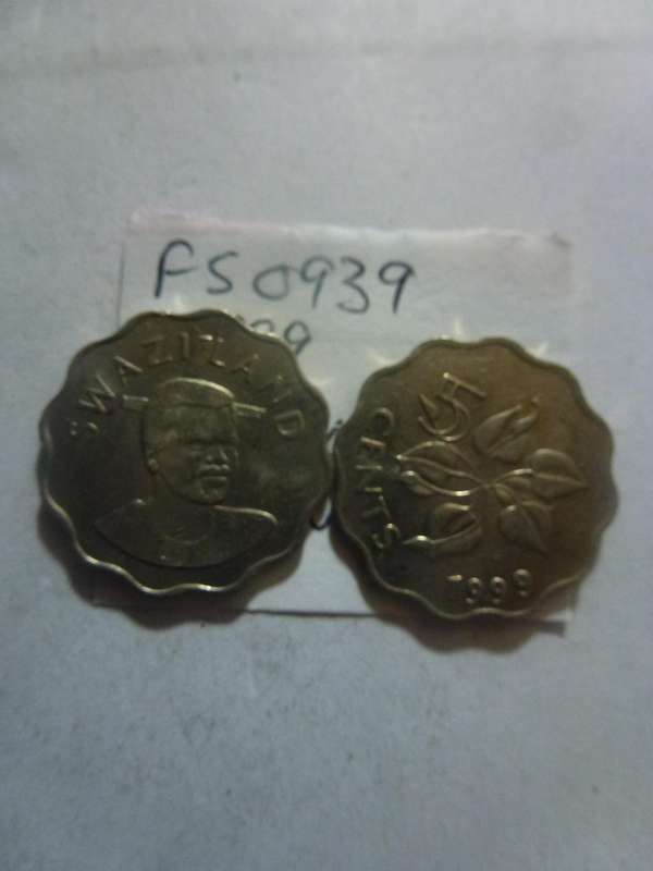 1999 Swaziland 5 cent