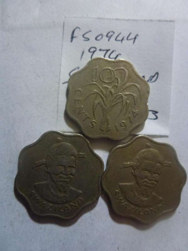 1974 Swaziland 10 cent