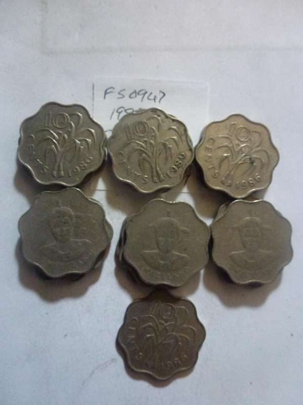 1986 Swaziland 10 cent
