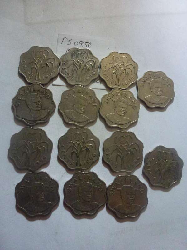 1996 Swaziland 10 cent