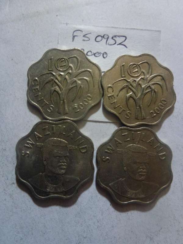 2000 Swaziland 10 cent