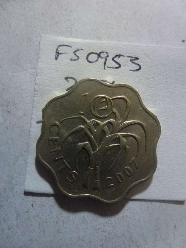 2001 Swaziland 10 cent