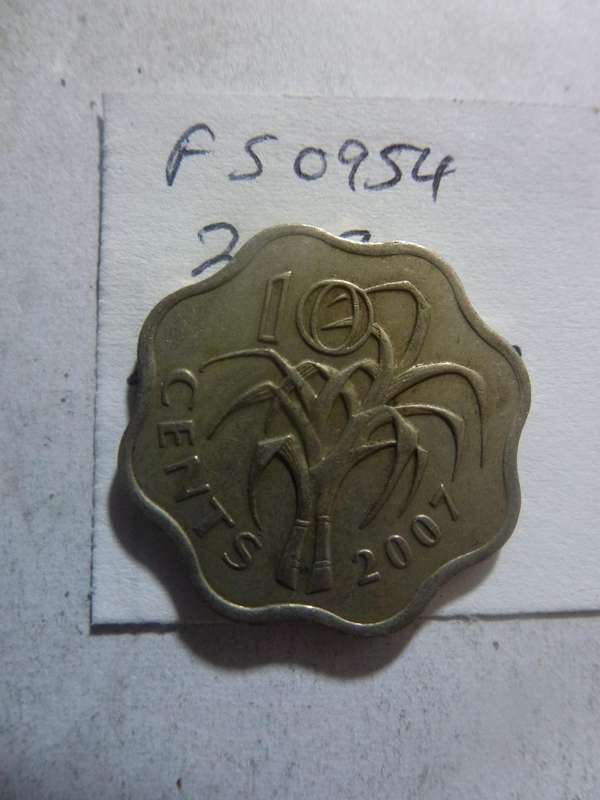 2007 Swaziland 10 cent