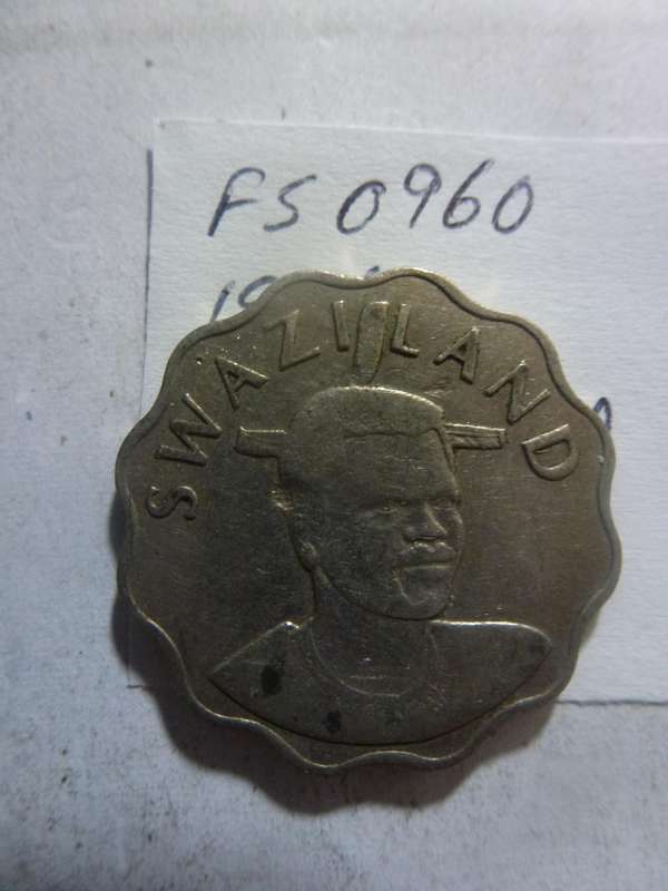 1996 Swaziland 20 cent