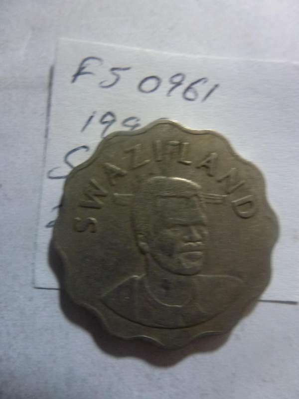 1998 Swaziland 20 cent