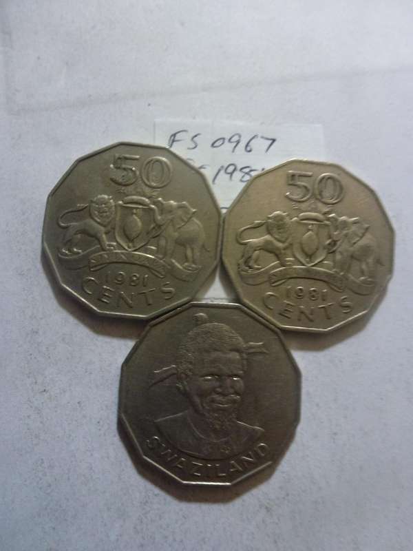 1981 Swaziland 50 cent