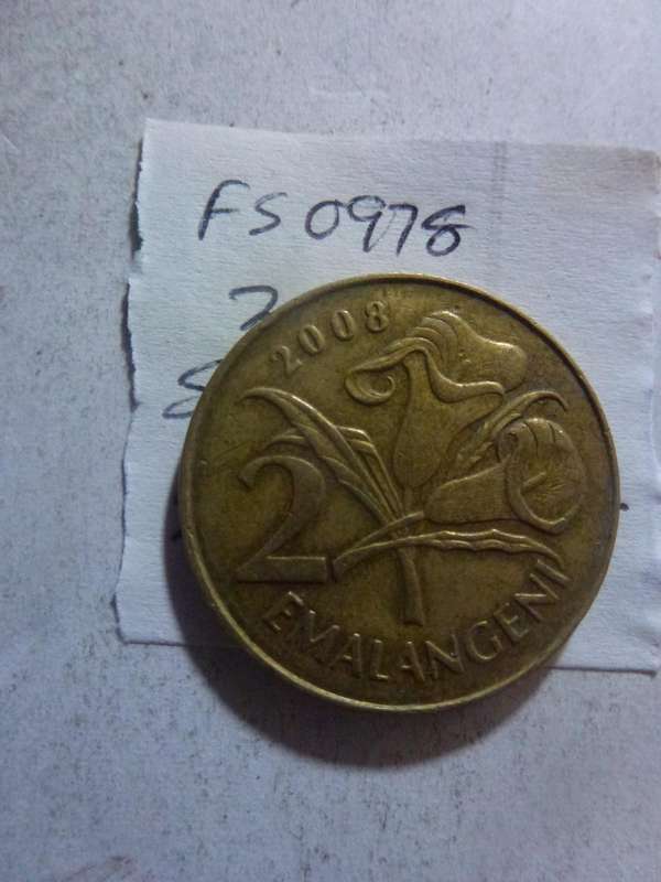2008 Swaziland 2 emalangeni