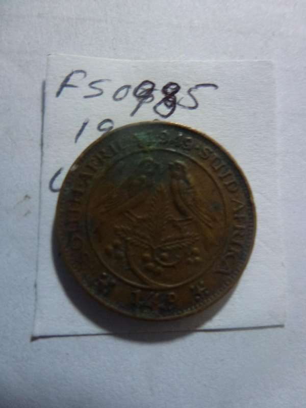 1949 Union of South Africa 1/4 penny