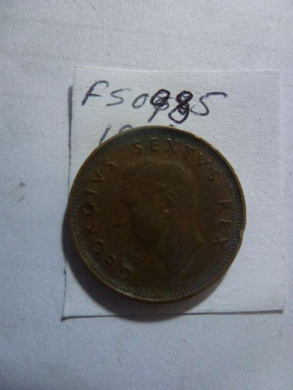 1949 Union of South Africa 1/4 penny