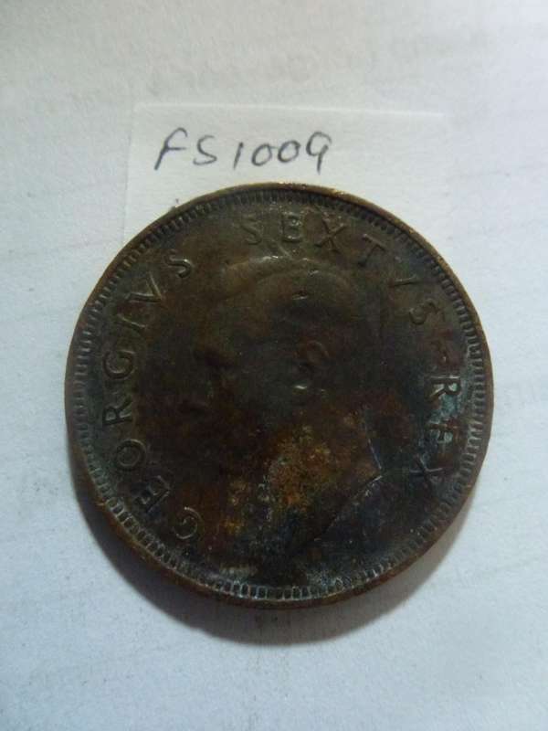 1950 Union of South Africa 1 penny