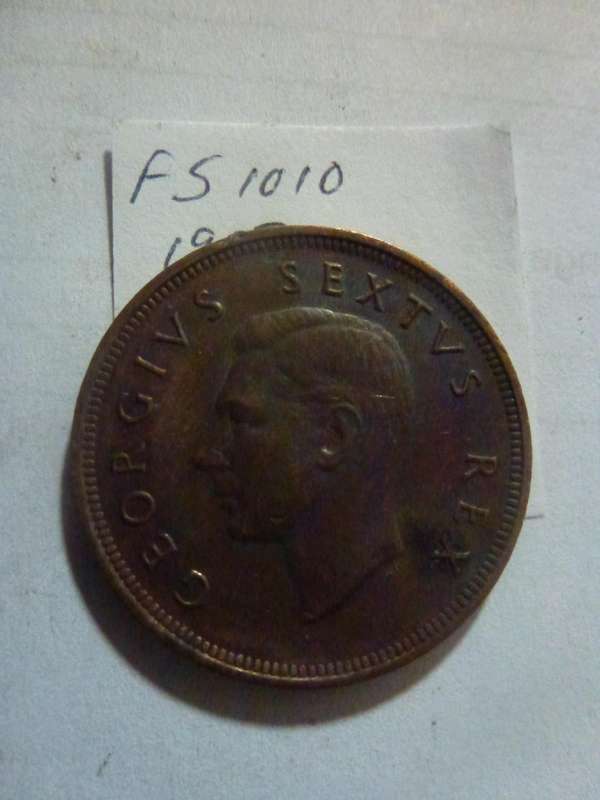 1952 Union of South Africa 1 penny