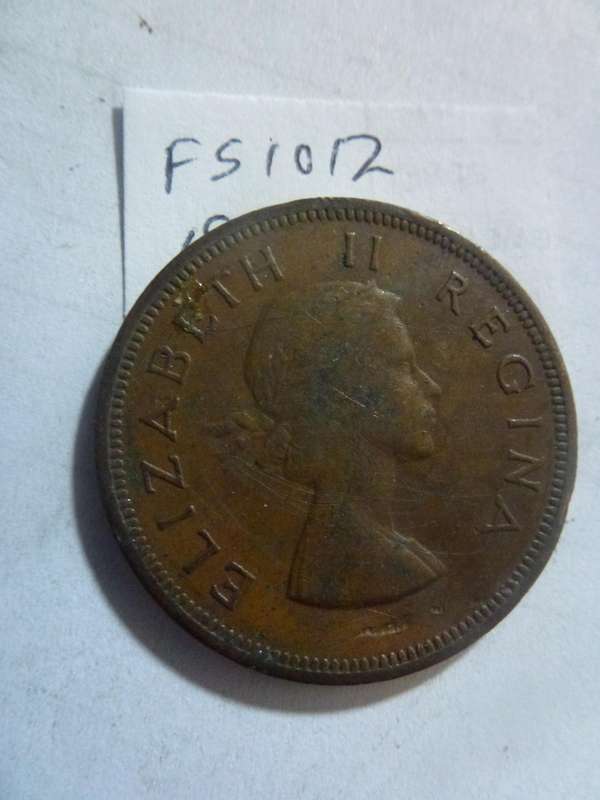 1957 Union of South Africa 1 penny