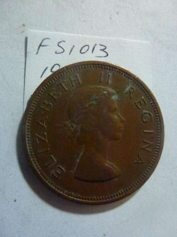 1958 Union of South Africa 1 penny