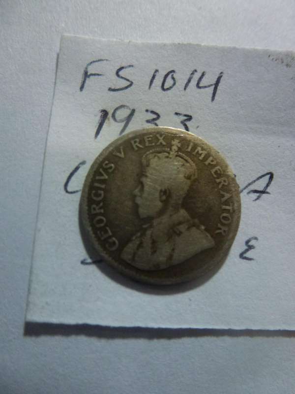 1933 Union of South Africa 3 pence