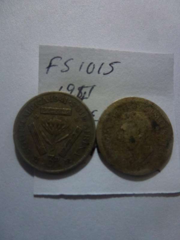 1941 Union of South Africa 3 pence