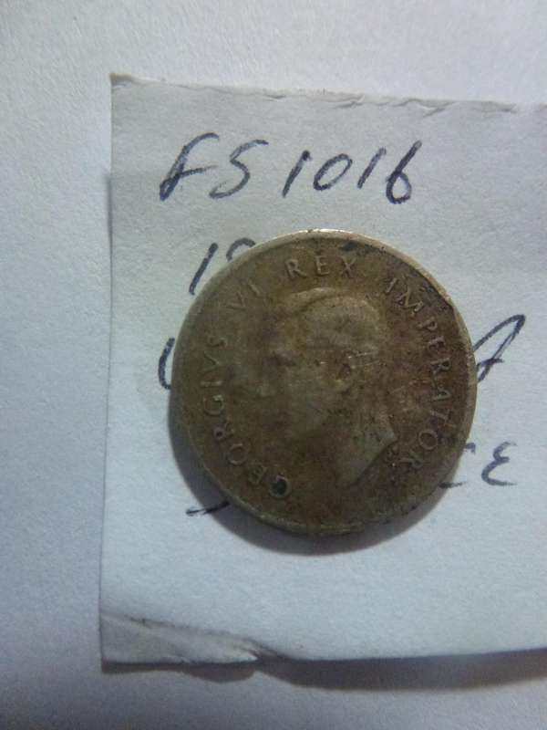 1942 Union of South Africa 3 pence