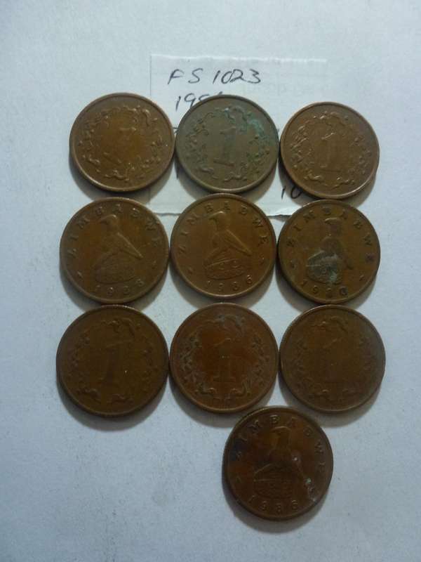 1986 Zimbabwe 1 cent