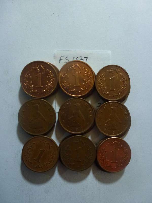 1991 Zimbabwe 1 cent