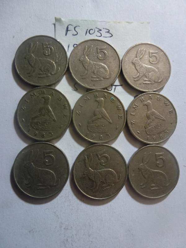 1983 Zimbabwe 5 cent