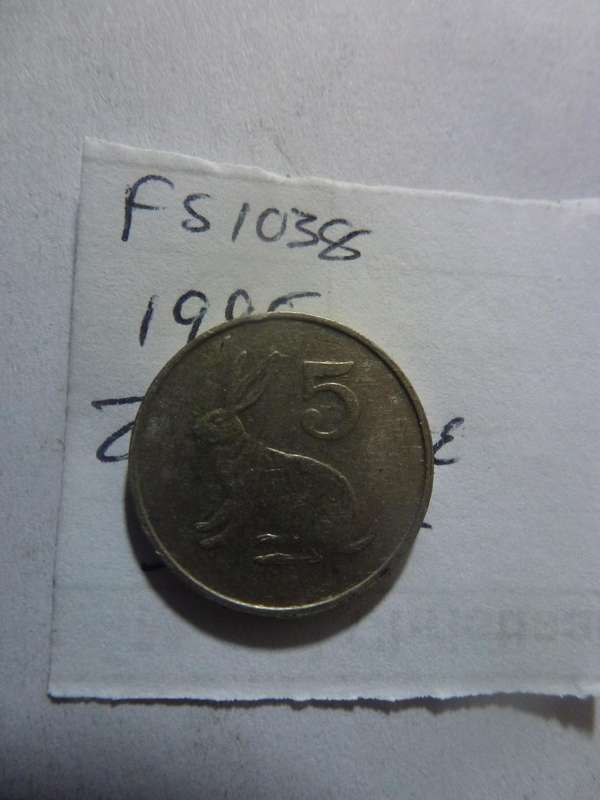 1995 Zimbabwe 5 cent