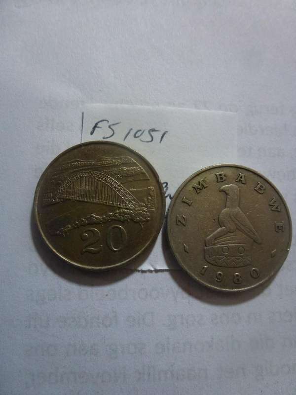 1994 Zimbabwe 20 cent