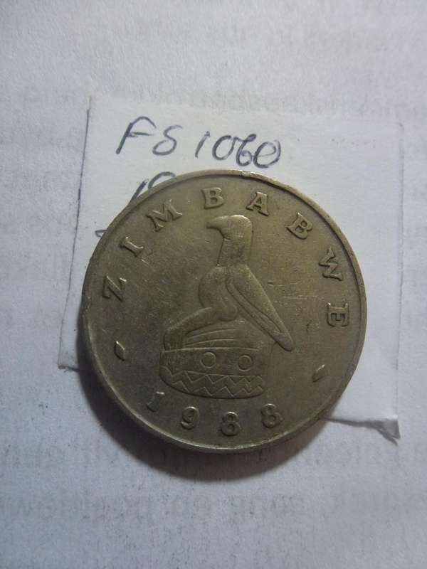 1988 Zimbabwe 50 cent