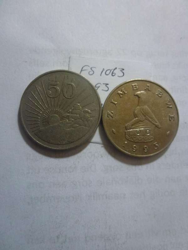 1993 Zimbabwe 50 cent