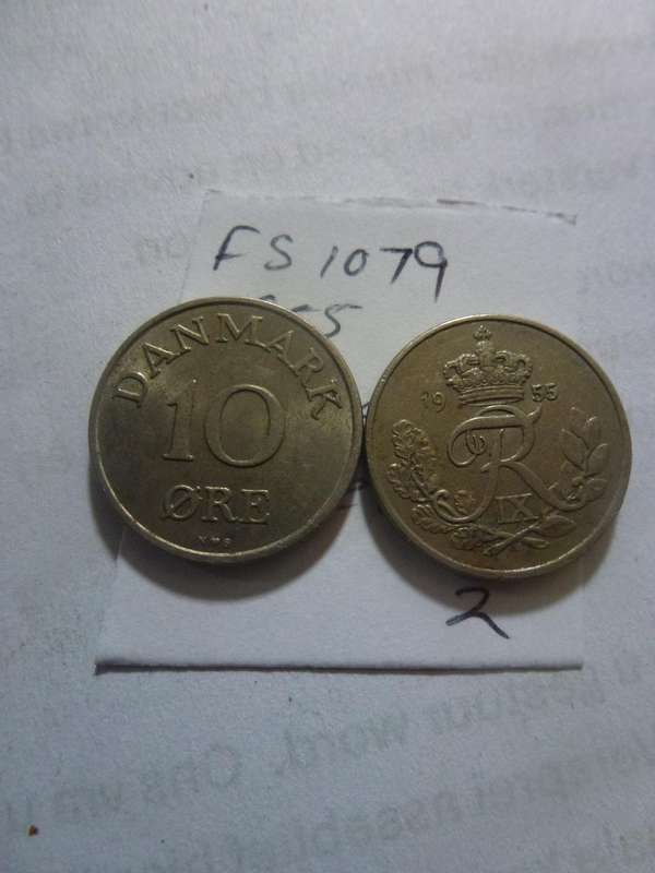 1955 Denmark 10 ore