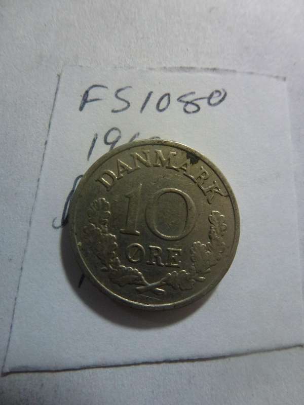 1964 Denmark 10 ore