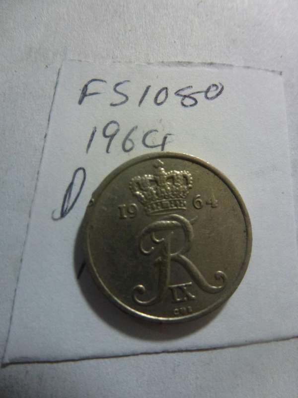 1964 Denmark 10 ore