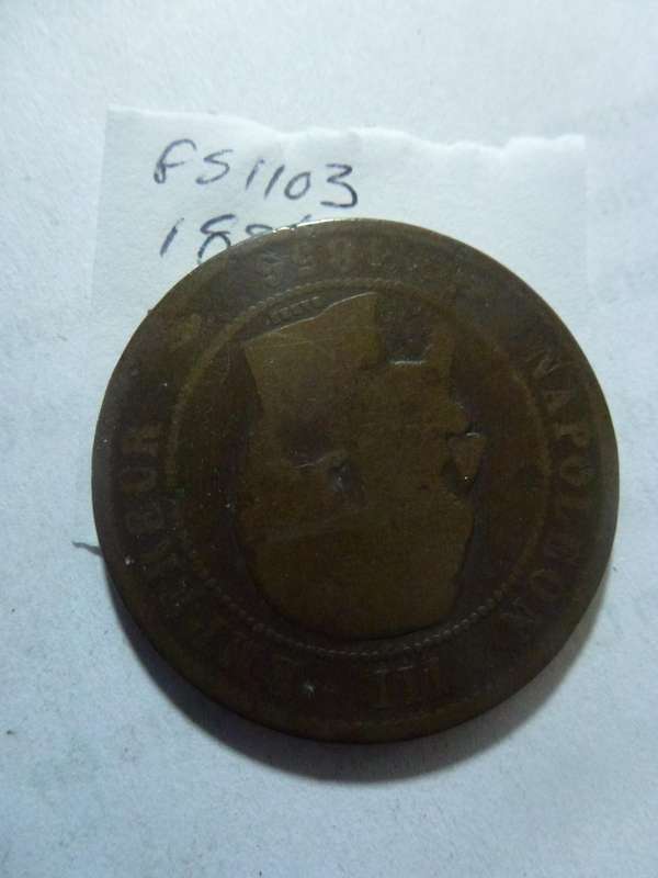 1856 France 10 centimes