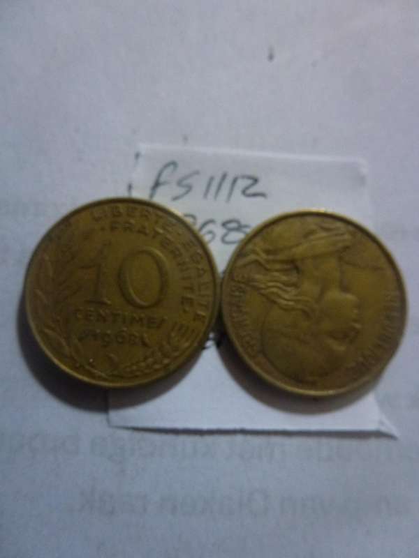 1968 France 10 centimes