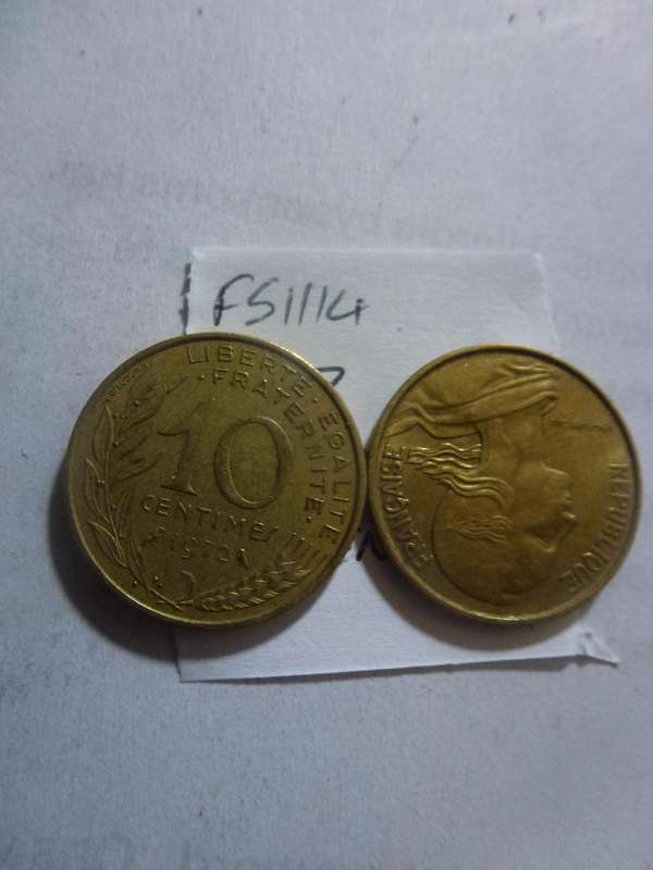 1972 France 10 centimes