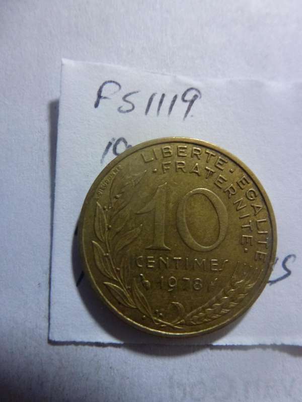 1978 France 10 centimes