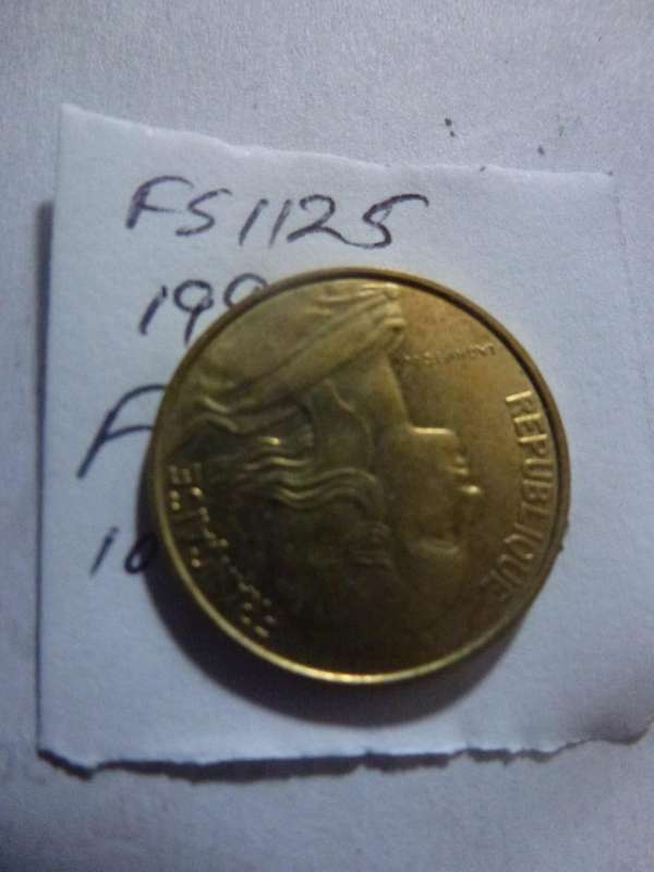 1996 France 10 centimes