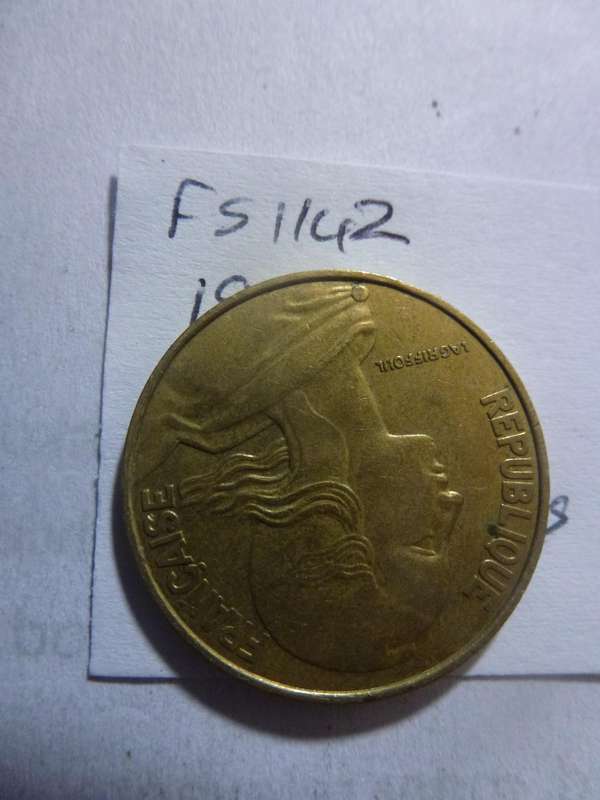 1982 France 20 centimes