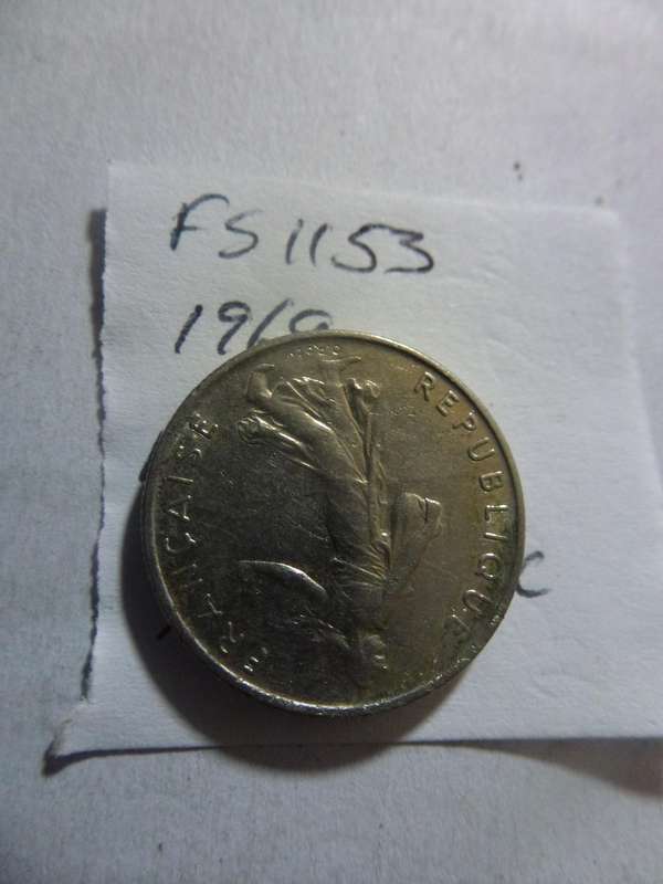 1969 France 1/2 franc