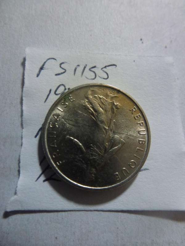 1972 France 1/2 franc