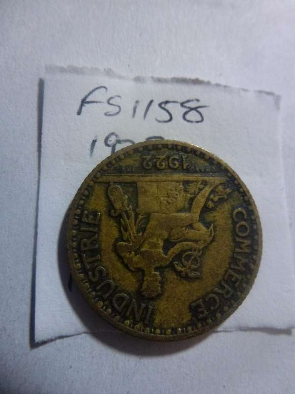 1922 France 1 franc