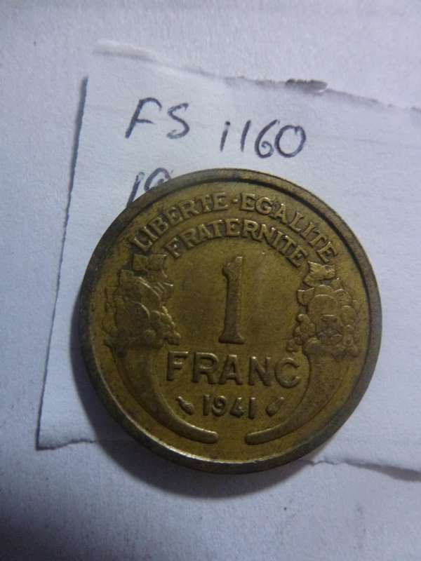 1941 France 1 franc