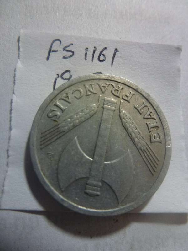 1942 France 1 franc