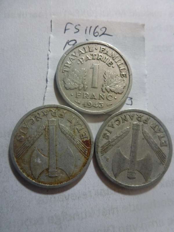 1943 France 1 franc