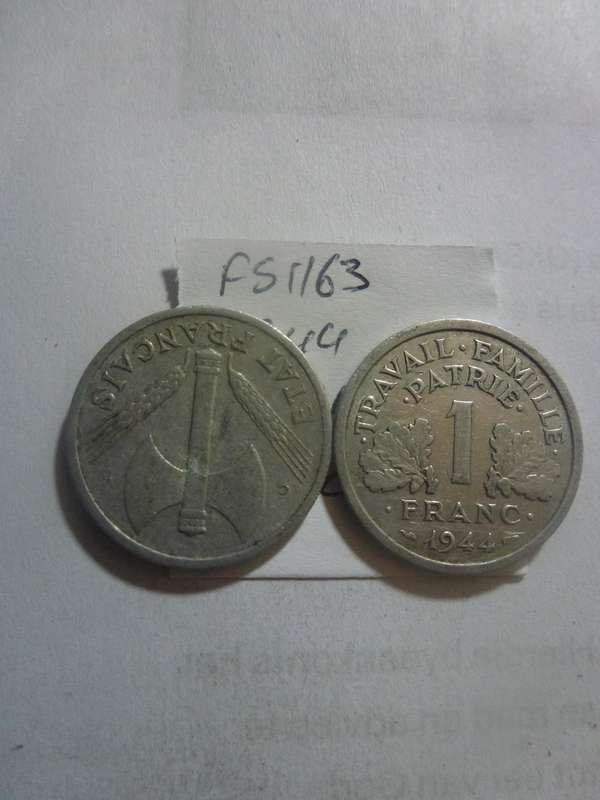 1944 France 1 franc