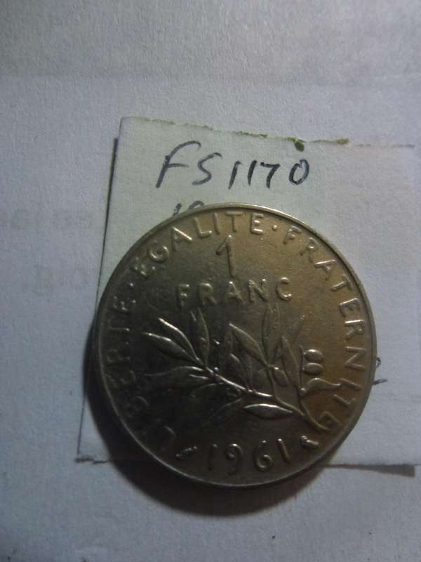 1961 France 1 franc