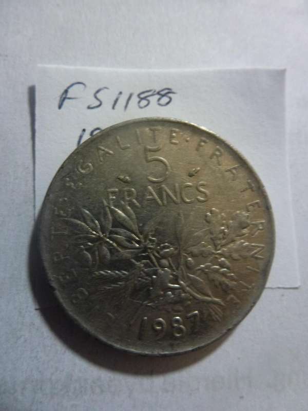1987 France 5 franc