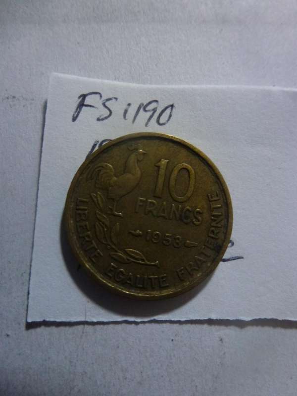 1953 France 10 franc