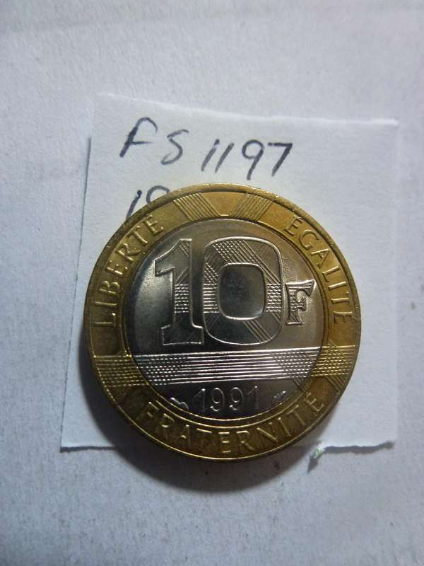 1991 France 10 franc