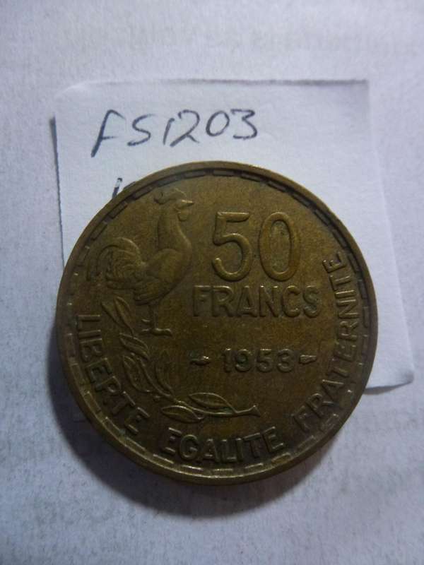 1953 France 50 franc