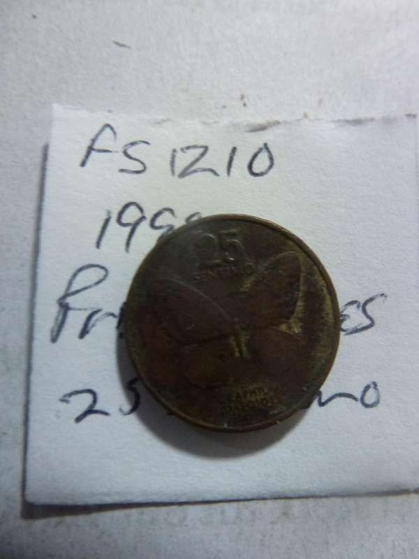 1995 Philippines 25 sentimo